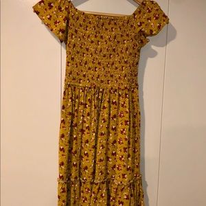 FLORAL SUMMER DRESS size:  XS